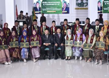 Pengukuhan Guru Profesional dan Yudisium ke-IV PPG FTIK IAIN Kerinci: Mengokohkan Profesionalisme Pendidik di Era Transformasi Pendidikan