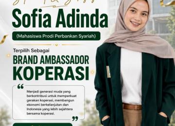 Dari Kampus ke Kancah Nasional, Sofia Adinda Terpilih sebagai Brand Ambassador Koperasi
