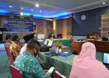 Asesmen Lapangan Akreditasi IAT Secara Daring Oleh Pihak BAN-PT