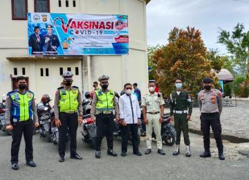 Kegiatan vaksinasi Covid-19 Bersama Polres Kerinci