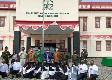 Pembukaan Pradiklatmmil Menwa IAIN Kerinci th.2021