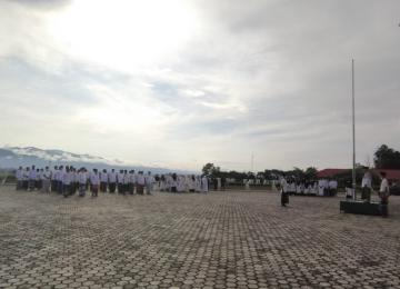 Proses Upacara Hari Santri Nasional Tahun 2021