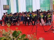 Mahasiswa Menghadiri Pelantikan/Sidang Senat Terbuka Wisuda IAIN Kerinci ke-5 2021