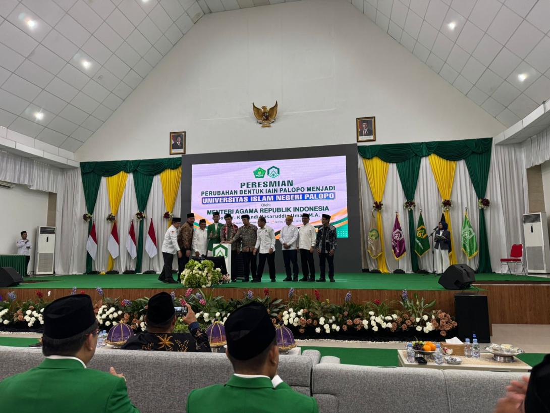 Peresmian UIN Palopo: Menag Tekankan Universalitas Islam dan Kepemimpinan Transformasional