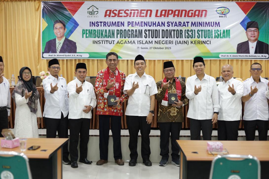 IAIN Kerinci Gelar Asesmen Lapangan Pembukaan Program Studi Doktor (S3) Studi Islam, Tonggak Baru Menuju UIN Kerinci