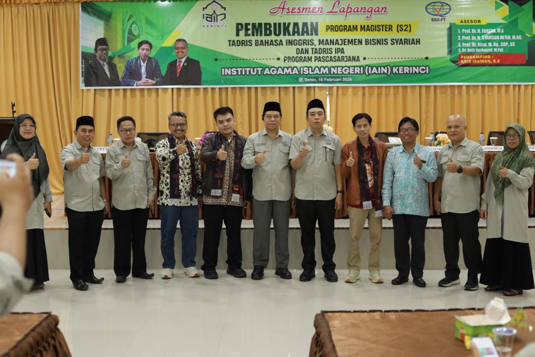 Kabar Baik! IAIN Kerinci Siapkan Tiga Program Magister Baru