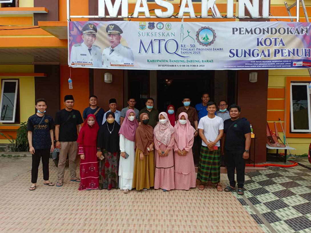 Kunjungan Rektor ke ofisial dan khafilah Kota Sungai Penuh di Kuala Tungkal