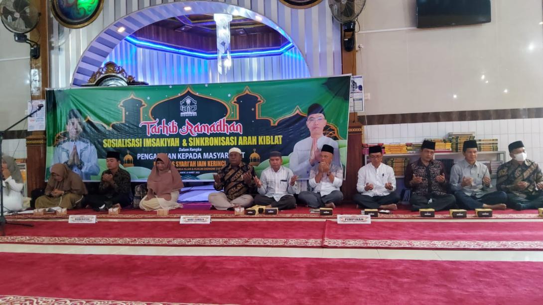 Sosialisasi imsakiyah Ramadhan 1443H/2022 Fakultas Syari'ah
