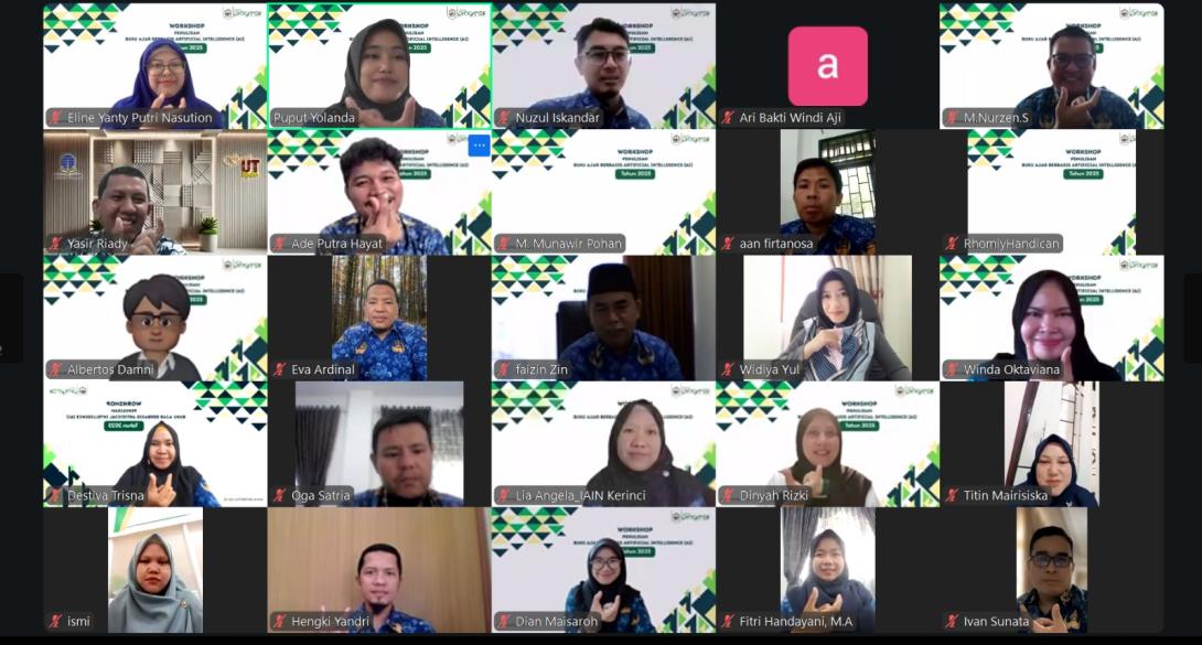 LPM IAIN Kerinci Dorong Inovasi Buku Ajar Melalui Workshop Berbasis AI